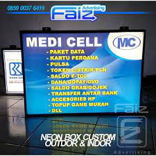 / jasa pembuatan dan pasang neon box murah harga neon box bandung. Neon Box 70x50 Akrilik Shopee Indonesia