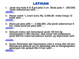 Contoh soal latihan matematika kelas 5 sd tentang skala yang bisa kalian pelajari secara mandiri adalah berikut ini, ya! Contoh Latihan Soal Soal Matematika Kelas 5 Bab Skala