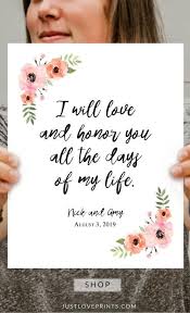Catholic Vows Custom 8x10 Print Christian Wedding Vows Wedding Keepsakes Personalized Wedding
