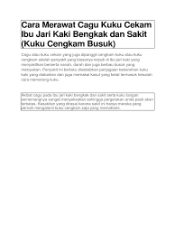 Kalau ikut doktor moden, ia dipanggil allergy, kalau doktor tradisional, ia gegata juga boleh dirawat segera dengan suntikan antihistamine. Cara Hilangkan Cengkam Kuku Cagu