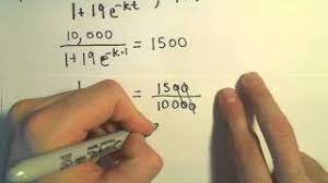 Jun 30, 2021 · the carrying capacity \(k\) is 39,732 square miles times 27 deer per square mile, or 1,072,764 deer. The Logistic Equation And Models For Population Example 1 Part 1 Youtube