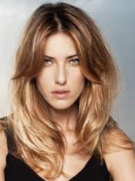 Hip Long Layered Hair Styles Blonde Hair With Highlights Middle Length Hair Stylish Hair