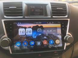 Includes monitor, dvd player, fm modulator, headphones, harness and mounting. Toyota Highlander Radio Replacement Upgrade 10 1 Android Head Unit Professional Blog For Car Dvd Gps Head Units