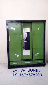 Lemari terbuat dari particleboard dan mdf finishing pvc vacum warna white gloss. Jual Lemari Baju 3 Pintu Sliding Terbaru Harga Murah Blibli Com