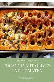 Focaccia Italienisch Fur Anfanger Ofen Offen Rezept Focaccia Lebensmittel Essen Rezepte