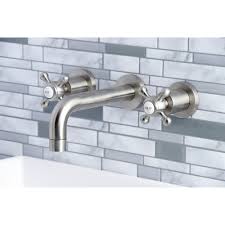 Check spelling or type a new query. Brushed Nickel Wall Mount Bathroom Faucet Feature Ks8128bx Kingstonbrass Com