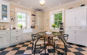 Antique white cabinets can fit into both an all antique white kitchen, or a colorful kitchen with accent colors. How To Paint Kitchen Cabinets To Look Antique Designing Idea