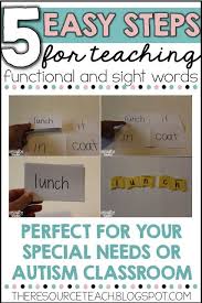 Teaching Functional Sight Words Teaching Teaching Sight Words Special Education Reading