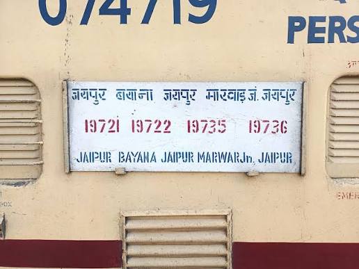 19736/Marwar Jn - Jaipur Express (UnReserved) - Marwar to Jaipur NWR/North  Western Zone - Railway Enquiry