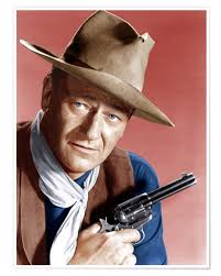 John wayne was born marion robert morrison in iowa, to mary alberta (brown) and clyde leonard morrison, a pharmacist. John Wayne Als Cowboy Poster Online Bestellen Posterlounge De