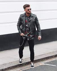 Pin On Leather Jeans Men