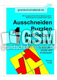 Buchstaben ausmalen alphabet malvorlagen a z. Ausschneiden Puzzlen Aufkleben Ausmalen 1 Puzzle Basteleien Material Klasse 1 Grundschulmaterial De