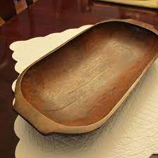 Antique Trencher Batter Dough Bowl One Piece Of Wood Handmade Ebay Dough Bowl Wooden Dough Bowl Wood Spoon Carving