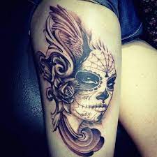 The face itself looks like those celebrating the day of the dead. Pin On Tat Ideas