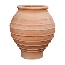 Large, extra large garden pots in stock. Koronios Terracotta Vase Cretan Terracotta Pots Taylor Made