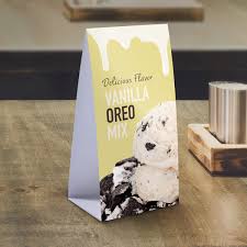To create a tent card and have it professionally printed, you might want to use the avery 5305 template. Custom Table Tent Printing Design At Gotprint Com