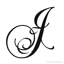 The 3d cursive font is extruded in delicate outline. Fancy Cursive Capital J The Letter Art Pinterest Cute766