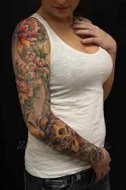 Japanese foo dog tattoo design for sleeve. Koi Fish Sleeve Tattoo Designs
