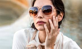 OLIVIA Retro trendy sunglasses pink Charly Therapy