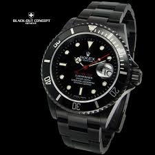 Black Out Concept Rolex Rolex Submariner Montre
