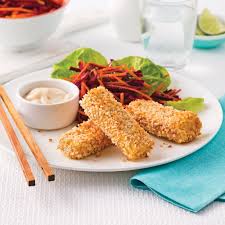 Batonnets De Tofu Croustillants Les Recettes De Caty Food Vegetarian Recipes Recipes