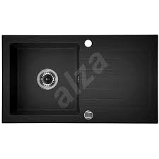 Choose from a wide selection of stainless steel inset and undermount sinks, composite, ceramic, silgranit or belfast style kitchen sinks. Deante Zorba 760 0e Graphite Granite Sink Alzashop Com