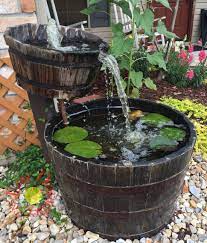 Stunning Water Features You Can Make In A Day Container Water Gardens In 2021 Diy Water Feature Container Water Gardens Water Garden