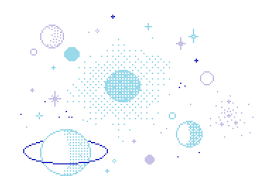 Space Transparent Pixel Art Bee And Puppycat Pixel