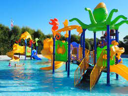 Pool Aquapark Sun Summer Fun Kids Splash Park Water Park Indoor Pool Design