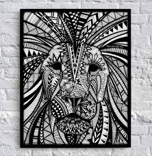Lion Mandala Design Art Mandala Art Mandala Drawing