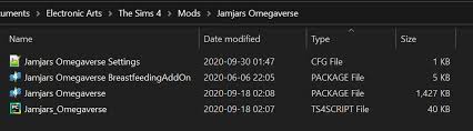 Documents / electronic arts / the sims 4 / mods / basemental eco hacks /. Omegaverse Jamjars