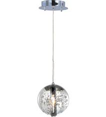 The glass screws into the cap so there are no visible screws for a very clean. Et2 E24251 91pc Orb 1 Light 5 Inch Polished Chrome Pendant Ceiling Light