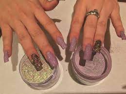 Use our unichrome powder to create a dreamy reflective ab iridescent finish over any base color. How To Apply Colored Dip Powders Powder Nails Nail Dipping Powder Colors Nail Colors Winter