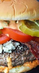 Black And Bleu Burger Red Robin Recipe Dragonslayer Burger A Top Sirloin Patty Blue Cheese Crumbles Smoky Bacon Juicy Tomato Crispy Pickles Spri In 2020 Delicious Burgers Gourmet Burgers Beef Recipes
