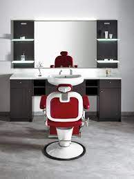 Premier Barber Line Salon Ambience Hairdressing Furniture Made In Italy Produzione E Vendita Arredamenti Barber Shop Decor Barber Shop Interior Barber