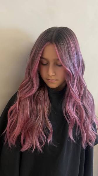 Bubblegum pink 🫧💖 using @pulpriothair , Prep @k18hair , Lifted @lorealpro , •, #ochairstylist #pinkhair #balayage #hairtok #hair