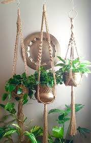 Midas Elsa Pots Macrame Plant Hangers Jute White Black Etsy Macrame Plant Hangers Macrame Plant Hanger Plant Hanger