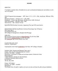 Career objective for hr resume. Free 40 Fresher Resume Examples In Psd Ms Word
