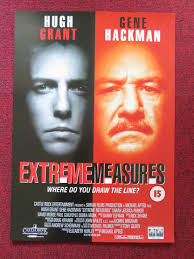 EXTREME MEASURES VHS VIDEO POSTER HUGH GRANT GENE HACKMAN 1996 – Rendezvous  Cinema