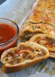 Sausage Pepperoni Stromboli Recipes Food Cooking Recipes