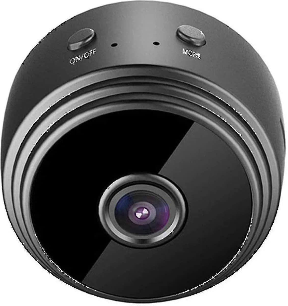 Mini Wireless WiFi Security Camera 2.4GHz 1080P Smart Security Camera Night Vision- Black