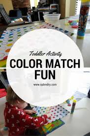 I have come up with 20 different. Indoor Toddler Preschool Activities Color Match Fun Splendry
