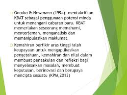 Kbat adalah satu elemen yang mesti diterapkan dalam pdpc agar murid yang belajar dapat membina tahap permikiran yang baik. Ppt Sme 3023 Trends And Issues In Education For Mathematical Sciences Powerpoint Presentation Id 2722599
