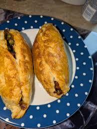 Quick bake of meat pasties (edited as not Cornish pasties 😊) they  disappeared like magic! Unfortunately they did split a little but no  compromise