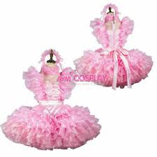 Forced to be a sissy. Pink Satin Lockable Sissy Baby Maid Mini Dress Cd Tv Tailor Made Free Shipping10 61 20 Picclick