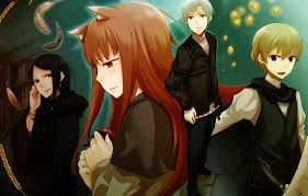 I suggest you guys buy the light novel because it's really good. Wallpaper Characters Spice And Wolf Holo Kraft Lawrence Spice And Wolf Images For Desktop Section Sejnen Download