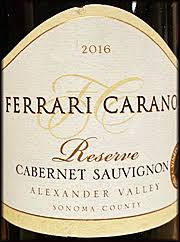 29% new french, eastern european and american oak; Ken S Wine Review Of 2016 Ferrari Carano Cabernet Sauvignon Reserve
