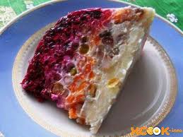 Правильная очередность слоев в сельди под шубой. Seld Pod Shuboj S Zhelatinom Recept S Foto Salata