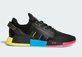 Shop adidas originals nmd r1 schuhe bei conformairs.com. Adidas Nmd R1 V2 Herren Schwarz Blau Gelb Tokyo Schuhe Sport Trainer Alle Grossen Eur 197 27 Picclick De