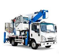 ISUZU 4x2 Aerial Work Truck 22m Diesel Engine Bucket Crane Truck 130HP LHD  RHD Small Bucket Truck for Sale